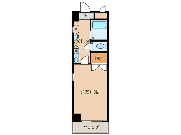 Ｎフラッツ浄心の物件間取画像